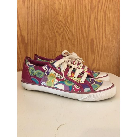 Coach Barrett poppy sneaker size 7 - Picture 7 of 7